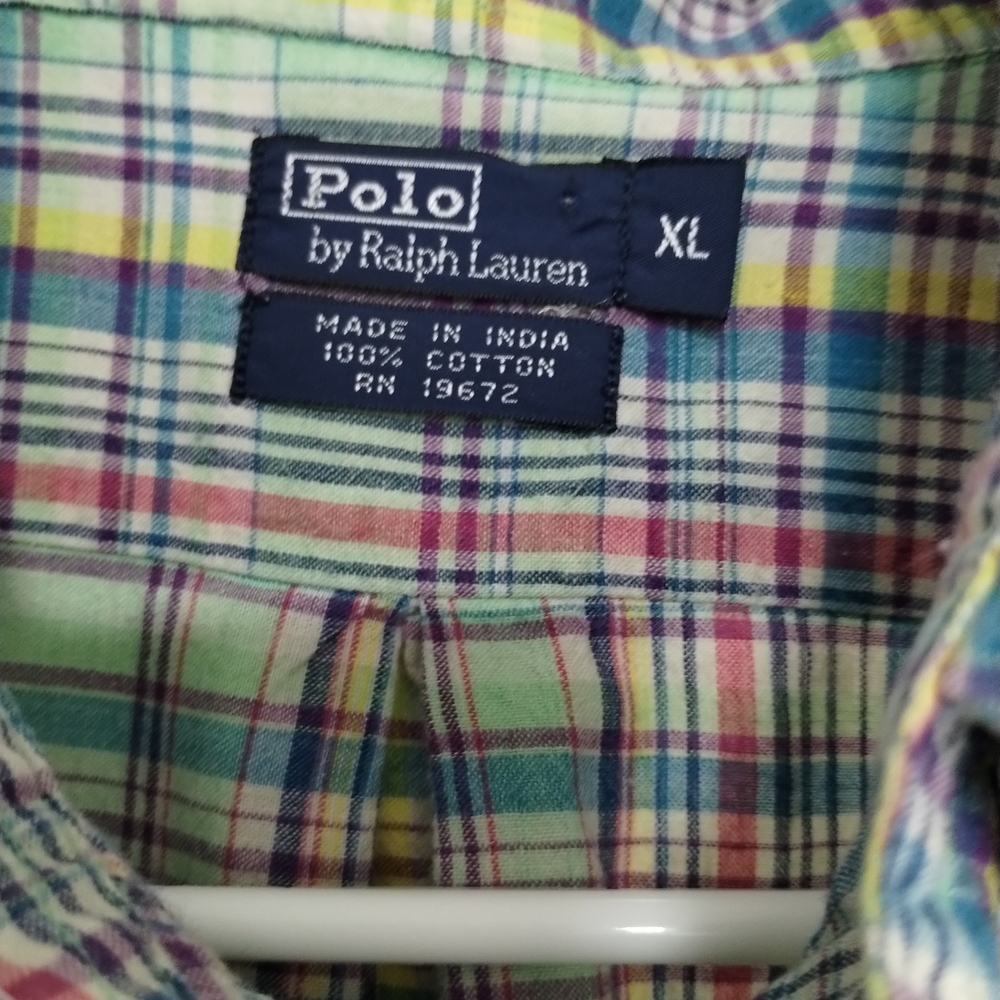 Polo by Ralph Lauren Multicolor Plaid Casual Button Down Shirt